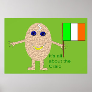 Patriotic Irish Egg Poster