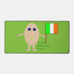 Patriotic Irish Egg Schreibtischunterlage