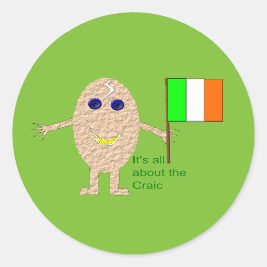 Patriotic Irish Egg Stickers (Vorderseite)