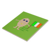 Patriotic Irish Egg Tile Fliese (Seite)