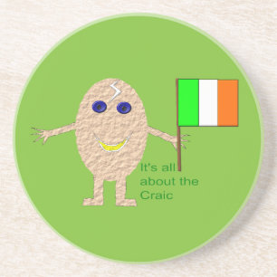 Patriotic Irish Egg Untersetzer