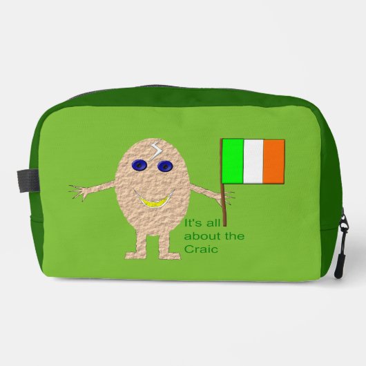 Patriotic Irish Egg Waschbeutel (Vorderseite)
