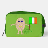 Patriotic Irish Egg Waschbeutel (Rückseite)