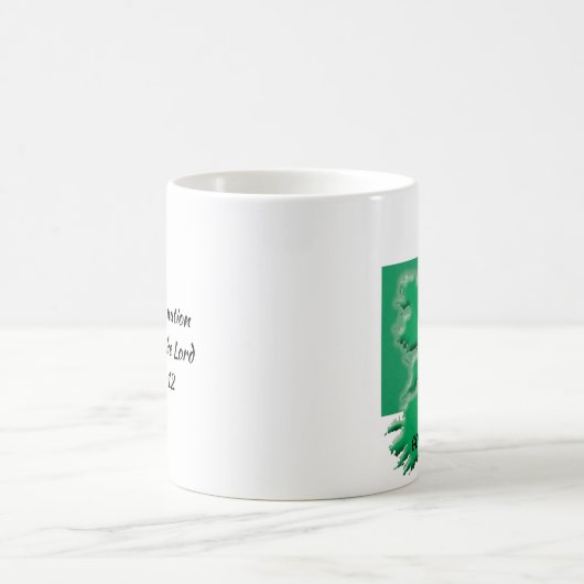 Patriotic IRISH FLAG Gott segne Irland Kaffeetasse (Mittel)