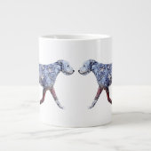 Patriotic Irish Wolfhound Jumbo-Tasse (Vorderseite)