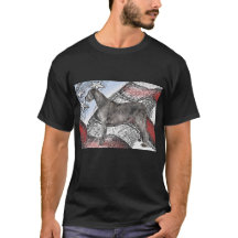 Patriotic Irish Wolfhound T - Shirt
