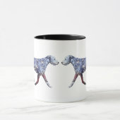 Patriotic Irish Wolfhound Tasse (Zentrum)