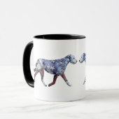 Patriotic Irish Wolfhound Tasse (Vorderseite Links)
