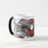 Patriotic Irish Wolfhound Verwandlungstasse (Vorderseite Links)