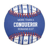 Patriotic ISRAEL Custom Scripting FLAG Baseball (Vorderseite)