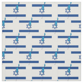 Patriotic ISRAEL FLAG Karte Kontur Stoff