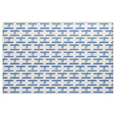 Patriotic ISRAEL FLAG Karte Kontur Stoff (Fat Quarter (45,7 x 55,9 cm))