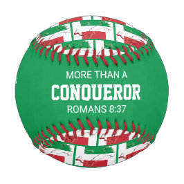 Patriotic ITALY Custom Scripture FLAG Baseball