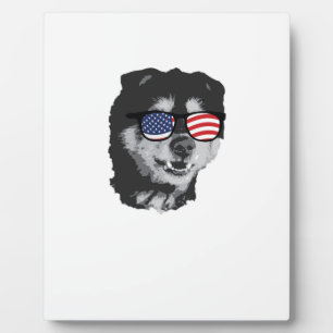 Patriotic Jack Russell Terrier Fotoplatte