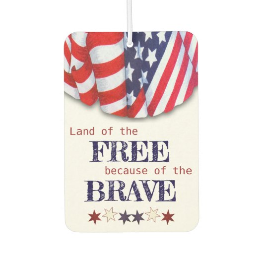 Patriotic Jagd Gott segne Amerika Autolufterfrischer (Vorderseite)