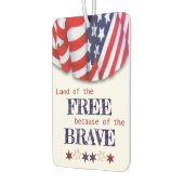 Patriotic Jagd Gott segne Amerika Autolufterfrischer (Links)