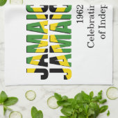 Patriotic JAMAICA 60 Jahre Unabhängigkeit Geschirrtuch (Gefaltet)