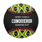 Patriotic JAMAICA Custom Scripting FLAG Baseball (Vorderseite)