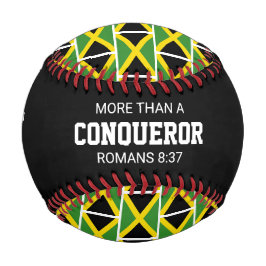 Patriotic JAMAICA Custom Scripting FLAG Baseball