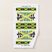 Patriotic JAMAICA JAMAICA Badhandtuch Set (Handtuch)