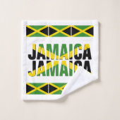 Patriotic JAMAICA JAMAICA Badhandtuch Set (Waschlappen)