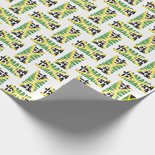Patriotic JAMAICA JAMAICA Geschenkpapier (Ecke)