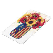 Patriotic Jar USA 4. Juli Magnet (Linke Seite)
