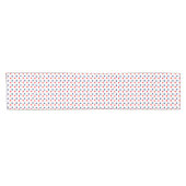 Patriotic July USA American Rustic Country Stars Kurzer Tischläufer (Horizontal)