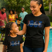 Patriotic Juneteenth 1865 Rot, Weiß & Blau T-Shirt