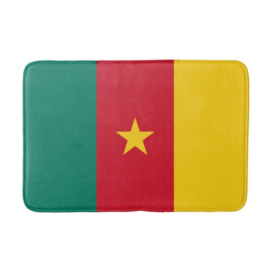 Patriotic Kamerun Flag Badematte (Vorderseite)