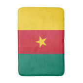 Patriotic Kamerun Flag Badematte (Vorderseite Vertikal)