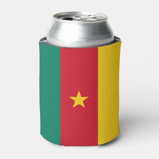 Patriotic Kamerun Flag Dosenkühler (Kanne Vorderseite)