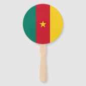 Patriotic Kamerun Flag Fächer (Rückseite)
