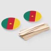 Patriotic Kamerun Flag Fächer (Non-assembled)