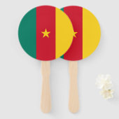 Patriotic Kamerun Flag Fächer (Vorne und Hinten)