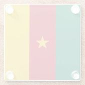 Patriotic Kamerun Flag Glasuntersetzer (Rückseite)