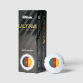 Patriotic Kamerun Flag Golfball (Verpackungen)