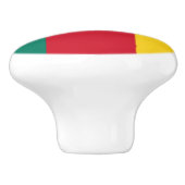 Patriotic Kamerun Flag Keramikknauf (Seitenansicht)