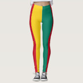 Patriotic Kamerun Flag Leggings (Vorderseite)