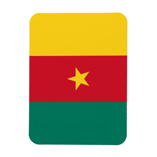 Patriotic Kamerun Flag Magnet (Vertikal)