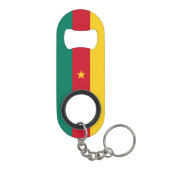 Patriotic Kamerun Flag Mini Flaschenöffner (Rückseite)
