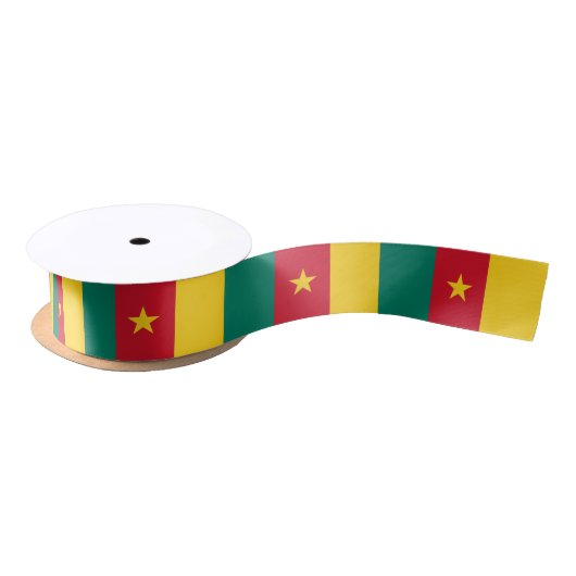 Patriotic Kamerun Flag Satinband (Spule)