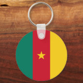 Patriotic Kamerun Flag Schlüsselanhänger (Rückseite)