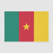 Patriotic Kamerun Flag Seidenpapier (Vorderseite)