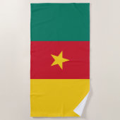 Patriotic Kamerun Flag Strandtuch (Vorderseite)