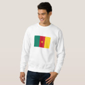 Patriotic Kamerun Flag Sweatshirt (Vorne ganz)