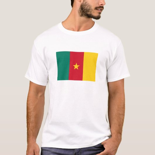 Patriotic Kamerun Flag T-Shirt (Vorderseite)