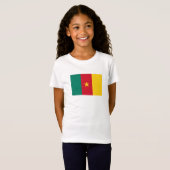 Patriotic Kamerun Flag T-Shirt (Vorne ganz)
