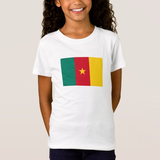 Patriotic Kamerun Flag T-Shirt (Vorderseite)