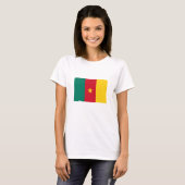 Patriotic Kamerun Flag T-Shirt (Vorne ganz)